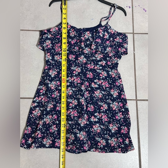 Candie’s Women Summer Romper Blue Floral size 5 - Picture 7 of 7